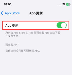 大邑苹果15维修中心如何让iPhone15APP自动更新